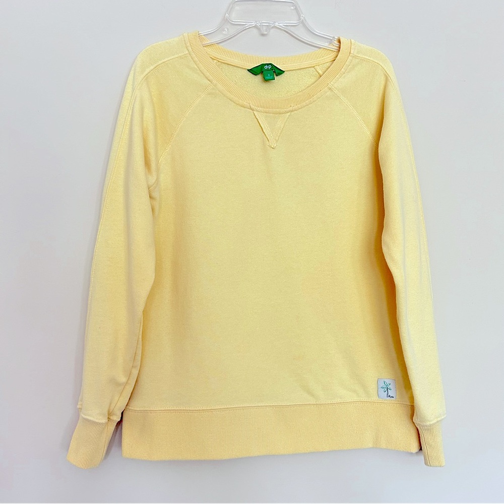 DIP Women’s Yellow Crewneck Sweatshirt